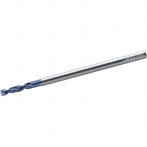 WalterTitex Micro Drill Bit 2.25 mm Dia, 150 ° Point, Solid Carbide