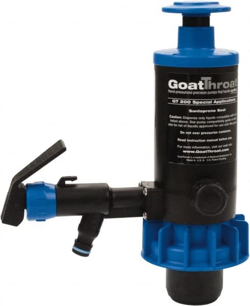 GoatThroat Pumps GT200S 3/8" Outlet, 4 GPM, Polypropylene Hand Operated Transfer Pump 