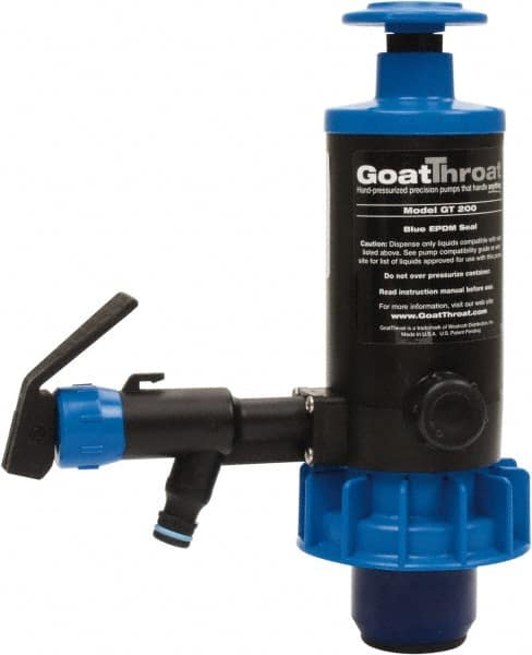 GoatThroat Pumps GT200 3/8" Outlet, 4 GPM, Polypropylene Hand Operated Transfer Pump 