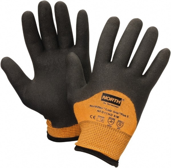 Cut-Resistant Gloves: Size S, ANSI Cut 4, Nitrile, Dyneema
