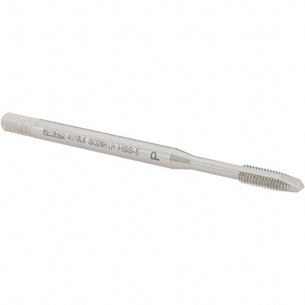 Walter-Prototyp 6149104 Spiral Point Tap: M3 x 0.5, Metric, 2 Flutes, Plug, 6H, Cobalt, Bright Finish 