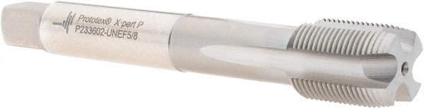 Walter-Prototyp 6149499 Spiral Point Tap: 5/8-24, UNEF, 4 Flutes, Plug, 2B, Cobalt, Bright Finish Image