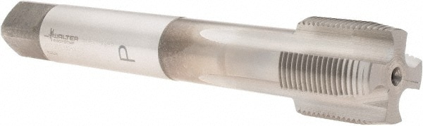 Walter-Prototyp 6149351 Spiral Point Tap: M25 x 1.5, Metric Fine, 4 Flutes, Plug, 6H, Cobalt, Bright Finish 