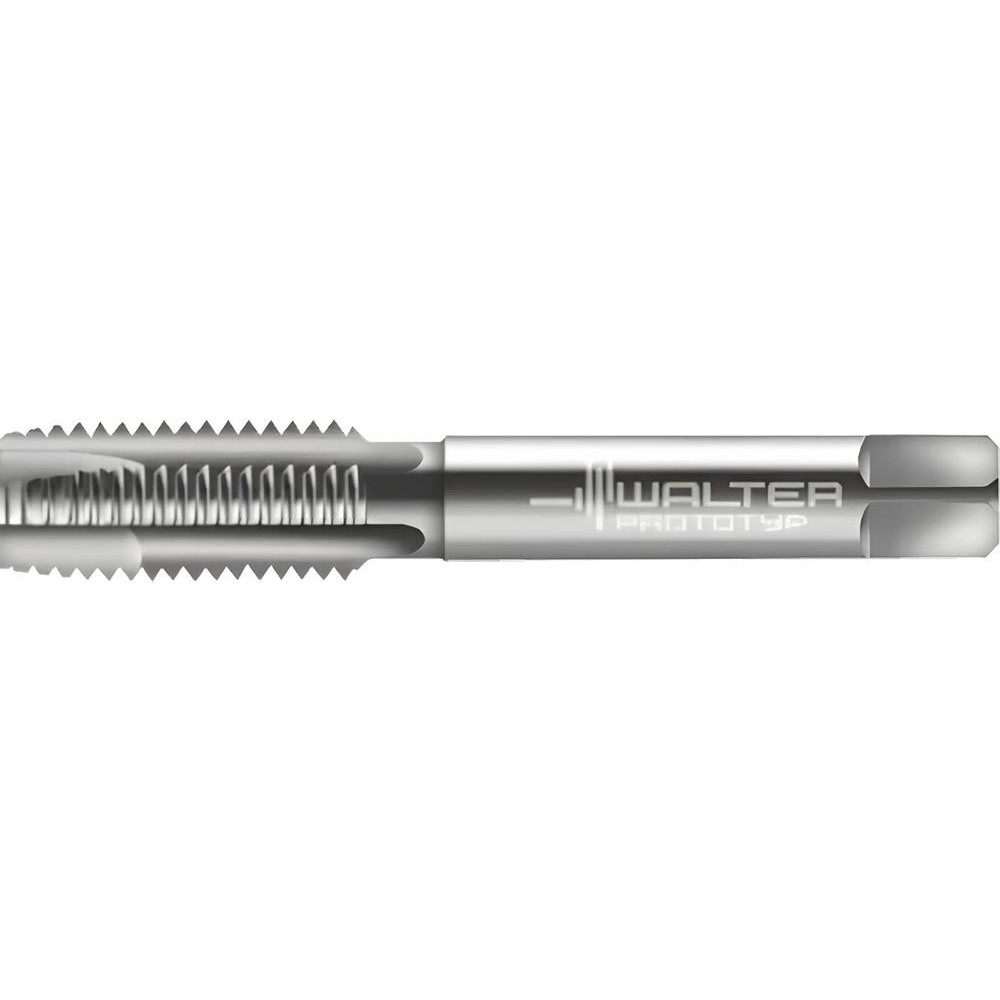 Walter-Prototyp | Prototyp Spiral Point Tap: PG7x20.00 PG, 4 Flutes, Plug, Cobalt, Bright Finish - 20 mm Thread Length, 70 mm OAL, Right Hand, Series