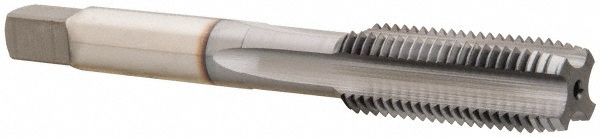 OSG 1122208 7/16-20 Plug RH H3 TiCN High Speed Steel 4-Flute Straight Flute Hand Tap Image