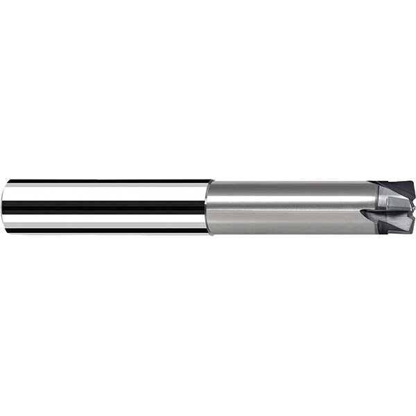 Corner Radius End Mill Head: 2-1/2" LOC, 4 Flutes