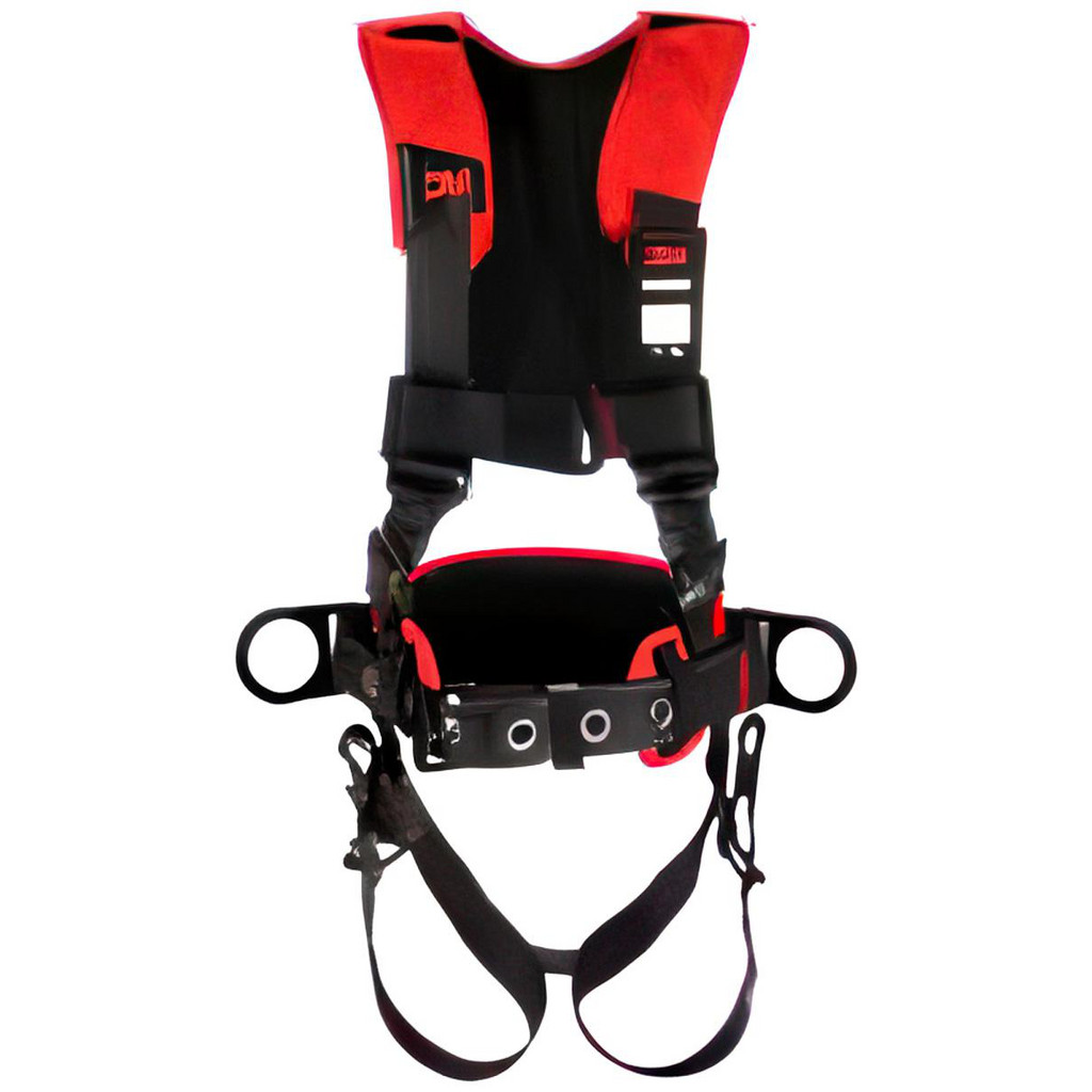 DBI-SALA | Protecta Fall Protection Harnesses: 420 Lb, Construction Style, Size X-Large, For Positioning, Polyester, Back & Side - Tongue Leg Strap