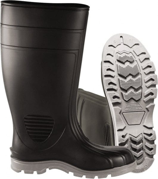 Work Boot: Size 12, 15" High, Polyvinylchloride, Steel Toe