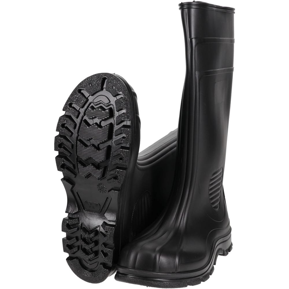 Work Boot: Size 12, 15" High, Polyvinylchloride, Steel Toe
