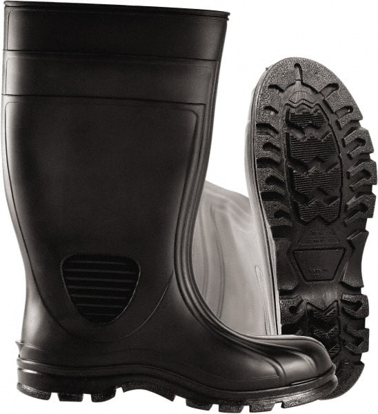 Work Boot: Size 13, 15" High, Polyvinylchloride, Steel Toe