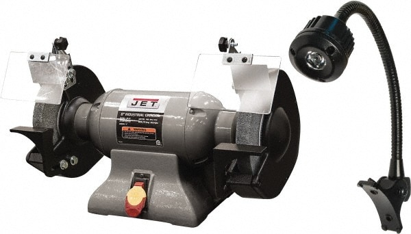 Jet 115-Volt 1 HP 8 in. Industrial Metalworking Bench Grinder, JBG