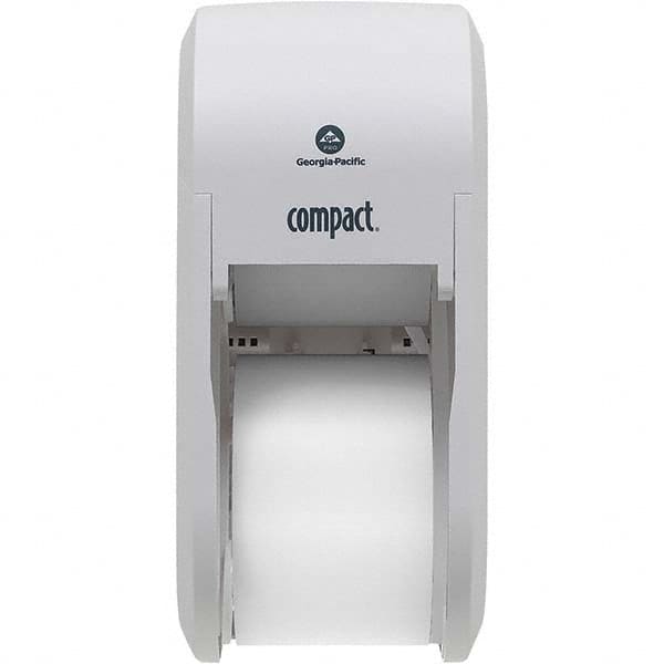 GEORGIA PACIFIC 56767A Coreless Double Roll Plastic Toilet Tissue Dispenser 
