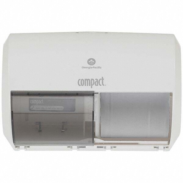 Coreless Double Roll Plastic Toilet Tissue Dispenser