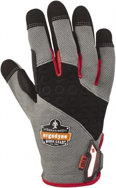 Cut, Puncture & Abrasive-Resistant Gloves: Size M, ANSI Cut A4, ANSI Puncture 4, Kevlar