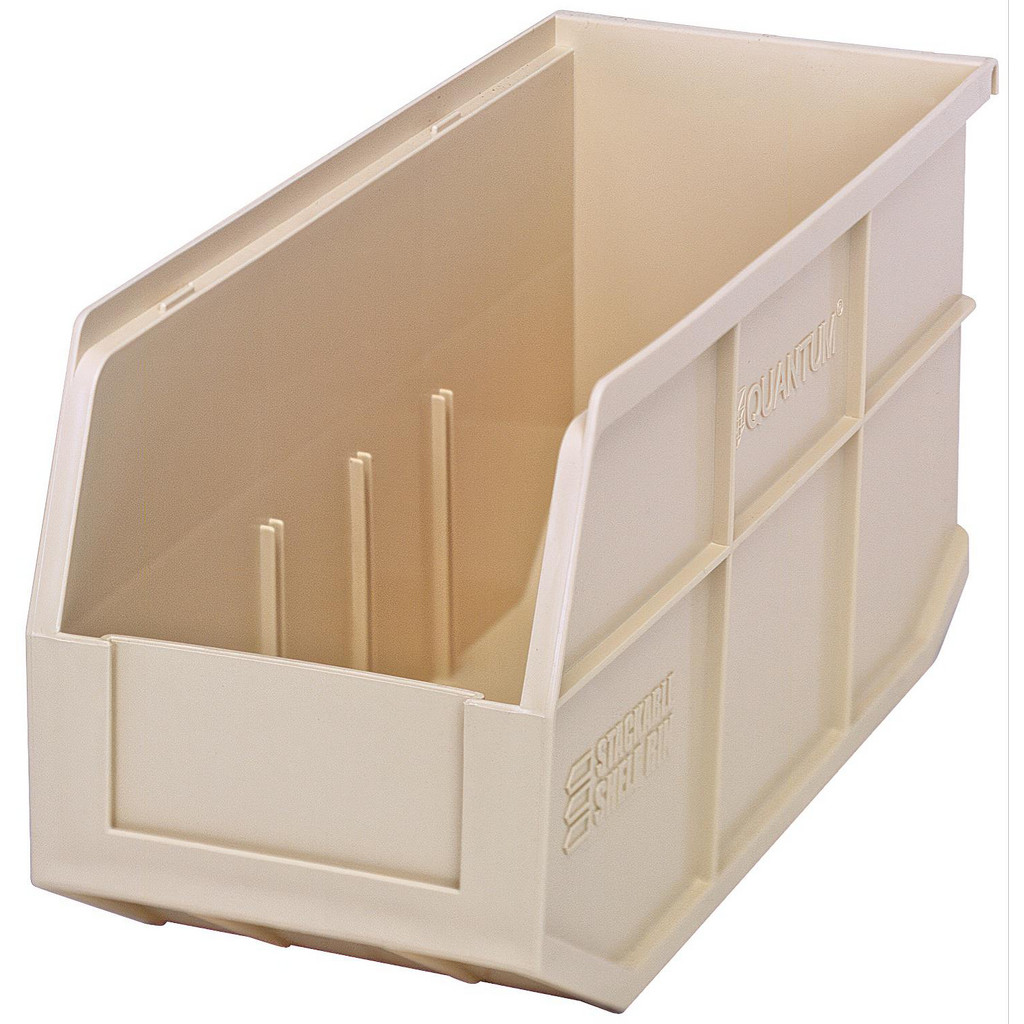Quantum Storage Bins: Bin Style: Hang & Stack; Shape: Rectangle; Material Family: Plastic; Overall Width (Inch): 6 | Part #SSB441IVCS