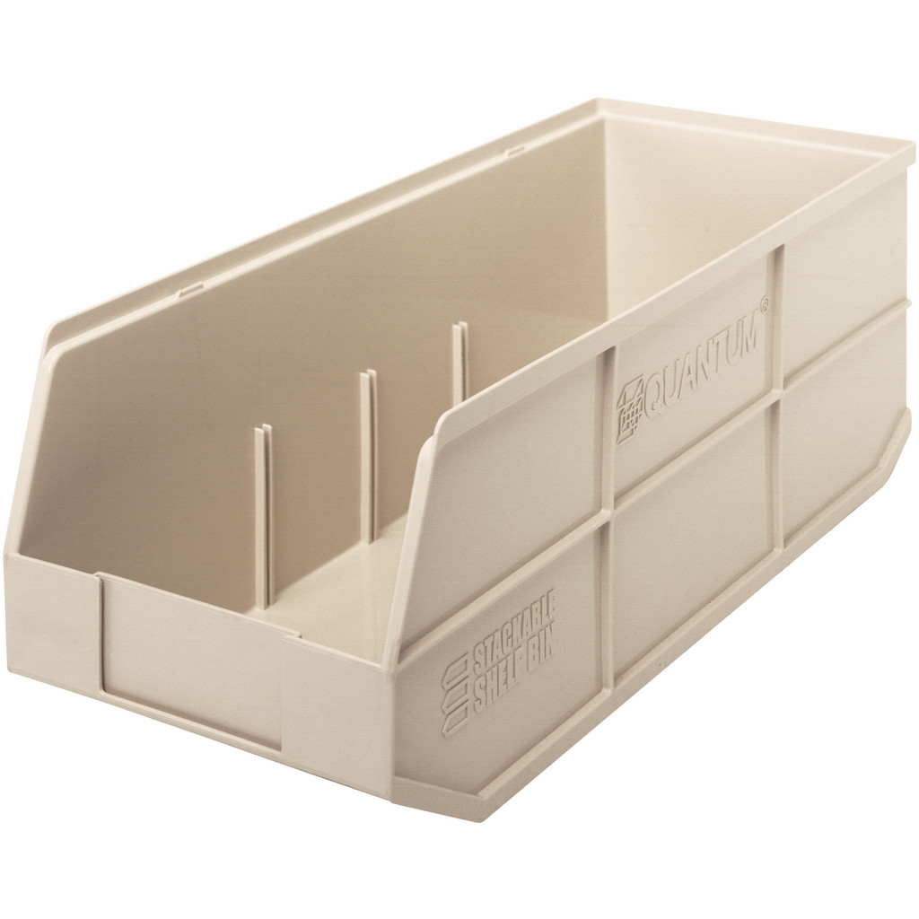 Quantum Storage Bins: Bin Style: Hang & Stack; Shape: Rectangle; Material Family: Plastic; Overall Width (Inch): 8-1/4 | Part #SSB483IVCS