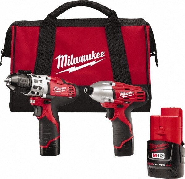 Milwaukee Tool - 12 Volt Cordless Tool Combination Kit - 36627461 - MSC