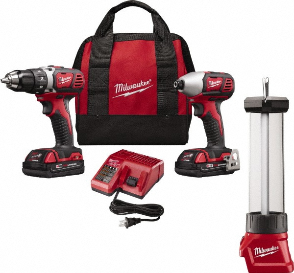 Milwaukee Tool 18 Volt Cordless Tool Combination Kit 36639870 MSC