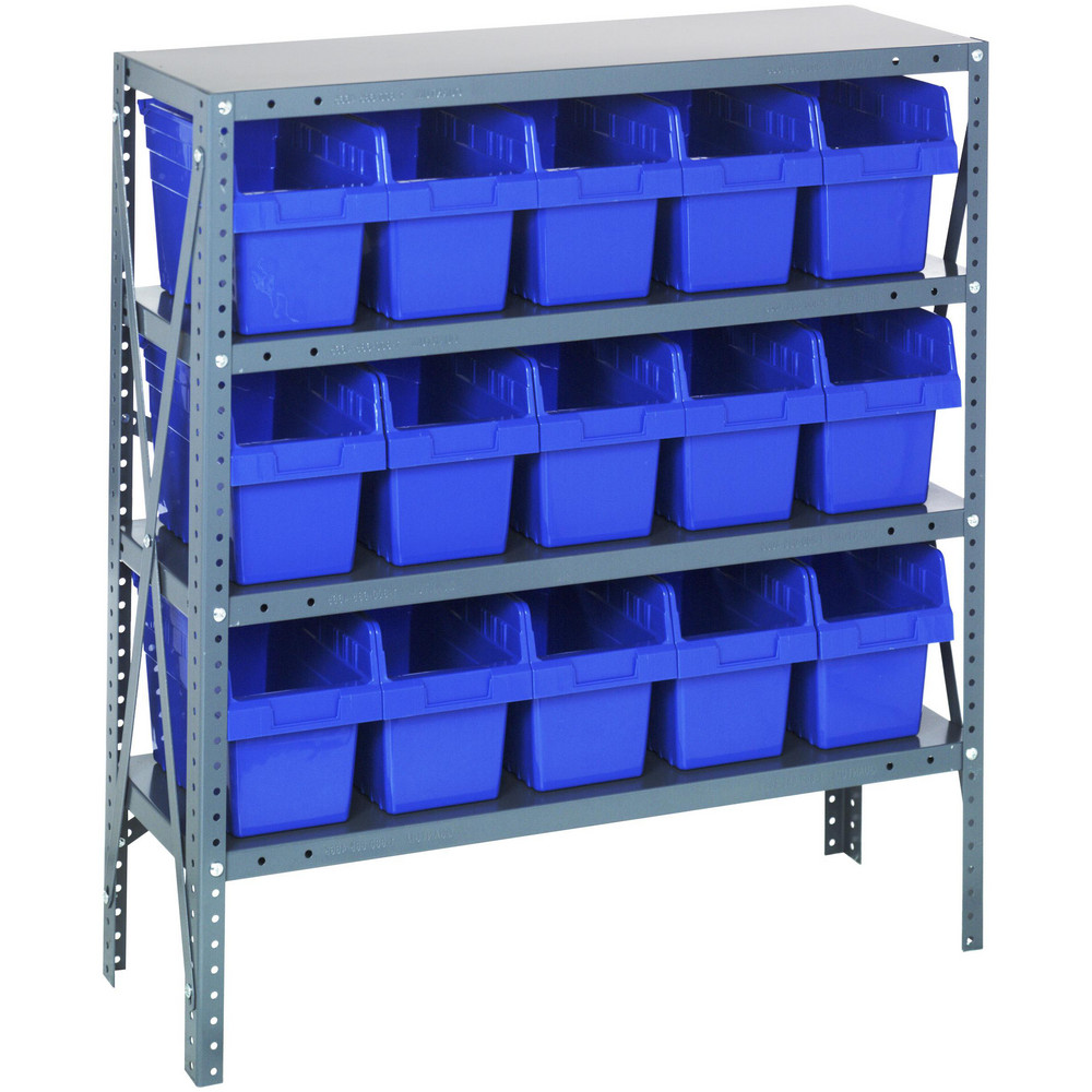 Bin Shelving: Bin Shelving Type: Heavy Duty Bin Shelving Unit; Shelf Type: Adjustable
