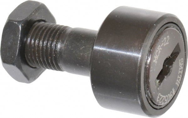 Accurate Bushing | Smith Bearing® Plain Cam Follower: - M10 x 1 Thread Size, 6,500 lb Static Load, Steel Roller | Part #MCR-22