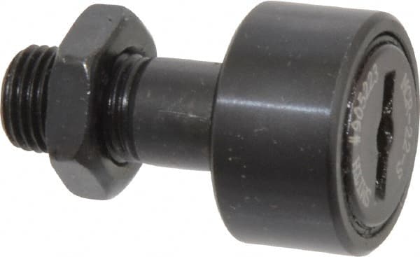Accurate Bushing | Smith Bearing® Plain Cam Follower: - M10 x 1 Thread Size, 6,500 lb Static Load, Steel Roller | Part #MCR-22-S
