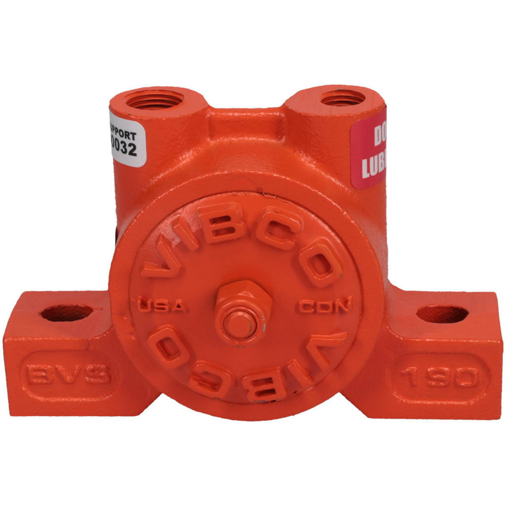 Vibco 270 lb Force, 8-1/2 cubic feet per minute, 7,200 RPM, 71 Decibel, Pneumatic Vibrator - 5-3/16" Long x 3-1/16" Wide x 3-7/16" High, 1/4 Port