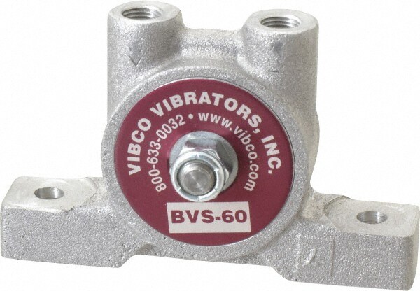 20 Lb. Force, 4 Cubic Feet per Minute, 12,000 RPM, 66 Decibel, Pneumatic Vibrator