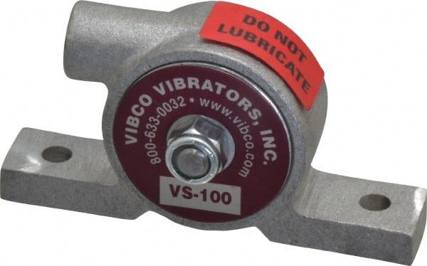 Vibco VS-100AL 20 Lb. Force, 4 Cubic Feet per Minute, 12,000 RPM, 66 Decibel, Pneumatic Vibrator 