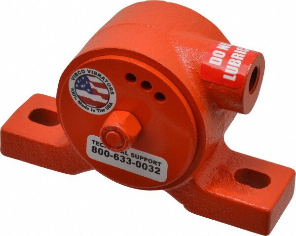 160 Lb. Force, 8 Cubic Feet per Minute, 12,000 RPM, 70 Decibel, Pneumatic Vibrator
