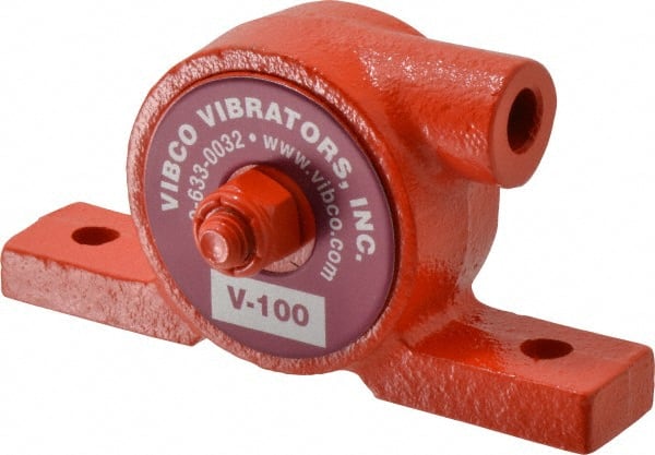 Vibco V-100CI 55 Lb. Force, 6 Cubic Feet per Minute, 24,000 RPM, 75 Decibel, Pneumatic Vibrator 