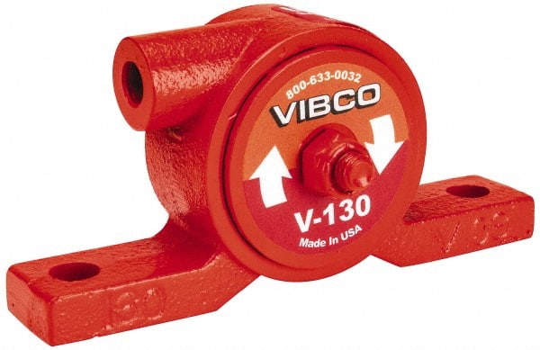 Vibco V-130CI 80 Lb. Force, 7-1/2 Cubic Feet per Minute, 19,000 RPM, 72 Decibel, Pneumatic Vibrator 