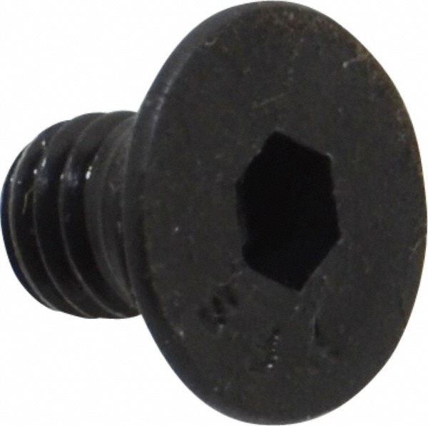 Value Collection 721126PR Flat Socket Cap Screw: #10-32 x 5/16" Long, Alloy Steel, Black Oxide Finish Image