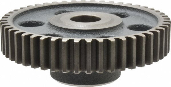 Boston Gear 12 Pitch, 4" Pitch Diam, 48 Tooth Spur Gear - 3/4" Face Width, 3/4" Bore Diam, 1-3/4" Hub Diam, 14.5° Pressure Angle, Steel