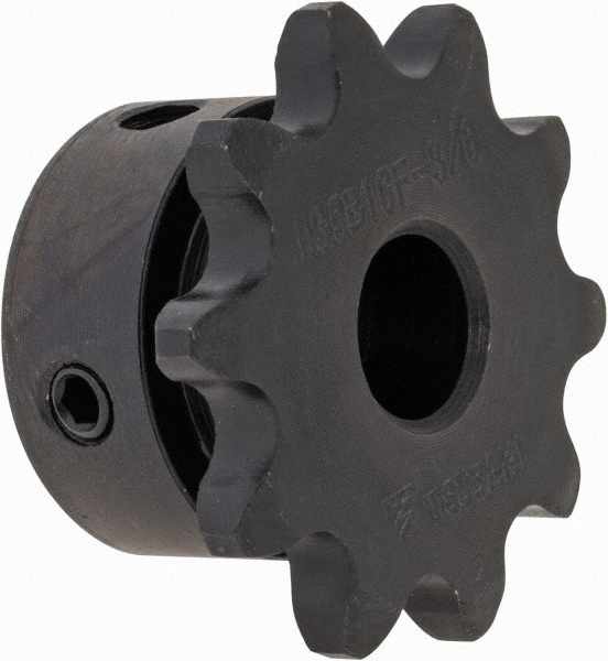 U.S. Tsubaki 35B10FF Finished Bore Sprocket: 10 Teeth, 3/8" Pitch, 3/8" Bore Dia Image