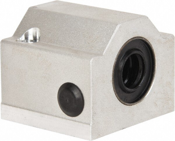 12mm Inside Diam, 350 Lbs. Dynamic Capacity, Closed Single Pillow Block Linear Bearing