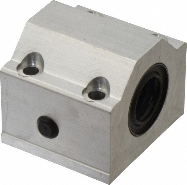 20mm Inside Diam, 4,000 Lbs. Dynamic Capacity, Closed Single Pillow Block Linear Bearing