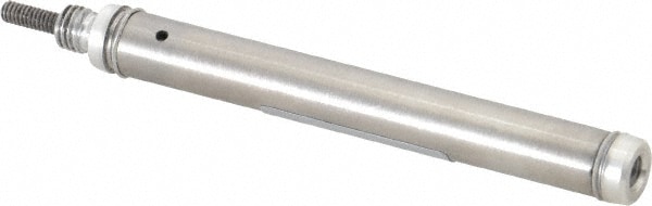 Norgren RP031X1.500-SAN Single Acting Rodless Air Cylinder: 5/16" Bore, 1-1/2" Stroke, 250 psi Max, 10-32 UNF Port, Nose Mount Image