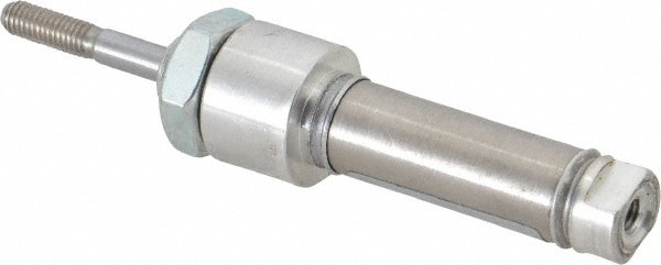 Norgren RP043X0.500-DAN Double Acting Rodless Air Cylinder: 0.44" Bore, 1/2" Stroke, 250 psi Max, 10-32 UNF Port, Double End Mount Image