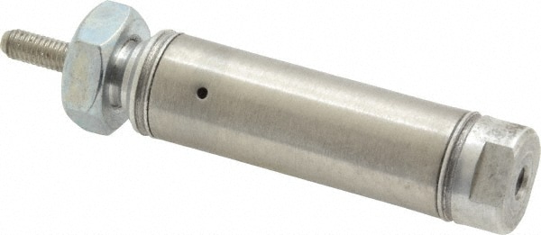 Norgren RP056X0.500-SAN Single Acting Rodless Air Cylinder: 9/16" Bore, 1/2" Stroke, 250 psi Max, 10-32 UNF Port, Nose Mount Image