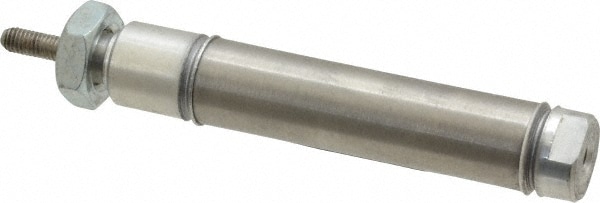 Norgren RP056X1.500-DAN Double Acting Rodless Air Cylinder: 9/16" Bore, 1-1/2" Stroke, 250 psi Max, 10-32 UNF Port, Double End Mount Image