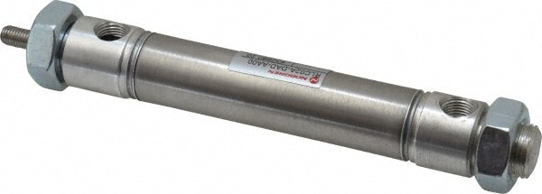 Norgren RP075X3.000-DAD Double Acting Rodless Air Cylinder: 3/4" Bore, 3" Stroke, 250 psi Max, 1/8 NPTF Port, Double End Mount Image