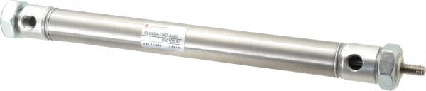 Norgren RP075X6.000-DAD Double Acting Rodless Air Cylinder: 3/4" Bore, 6" Stroke, 250 psi Max, 1/8 NPTF Port, Double End Mount Image