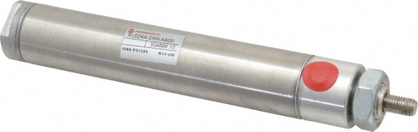 Norgren RP106X4.000-DAN Double Acting Rodless Air Cylinder: 1-1/16" Bore, 4" Stroke, 250 psi Max, 1/8 NPTF Port, Double End Mount Image