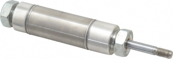 Norgren RP106X1.000-DAD Double Acting Rodless Air Cylinder: 1-1/16" Bore, 1" Stroke, 250 psi Max, 1/8 NPTF Port, Double End Mount Image