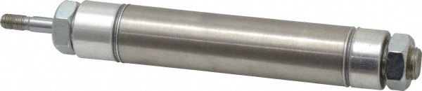 Norgren RP106X3.000-DAD Double Acting Rodless Air Cylinder: 1-1/16" Bore, 3" Stroke, 250 psi Max, 1/8 NPTF Port, Double End Mount Image