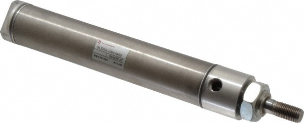 Norgren RP125X5.000-DAN Double Acting Rodless Air Cylinder: 1-1/4" Bore, 5" Stroke, 250 psi Max, 1/8 NPTF Port, Double End Mount Image