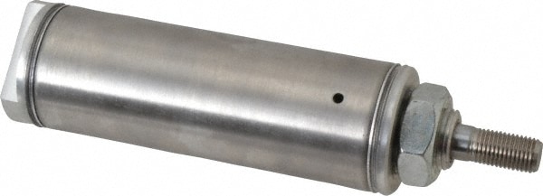 Norgren RP150X2.000-SAN Single Acting Rodless Air Cylinder: 1-1/2" Bore, 2" Stroke, 250 psi Max, 1/8 NPTF Port, Nose Mount Image