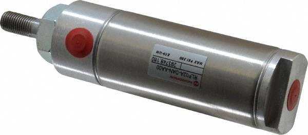 Norgren RP150X2.000-DAN Double Acting Rodless Air Cylinder: 1-1/2" Bore, 2" Stroke, 250 psi Max, 1/8 NPTF Port, Double End Mount Image