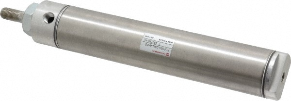 Norgren RP150X6.000-DAN Double Acting Rodless Air Cylinder: 1-1/2" Bore, 6" Stroke, 250 psi Max, 1/8 NPTF Port, Double End Mount Image