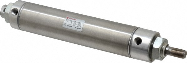 Norgren RP150X5.000-DAD Double Acting Rodless Air Cylinder: 1-1/2" Bore, 5" Stroke, 250 psi Max, 1/8 NPTF Port, Double End Mount Image